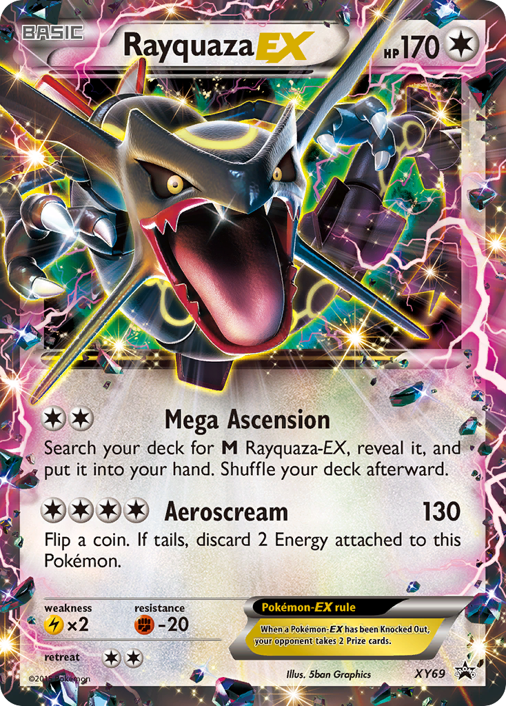 Rayquaza EX (XY69) (Shiny) [XY: Black Star Promos] - Pokémon - Card Brawlers | Quebec | Canada |