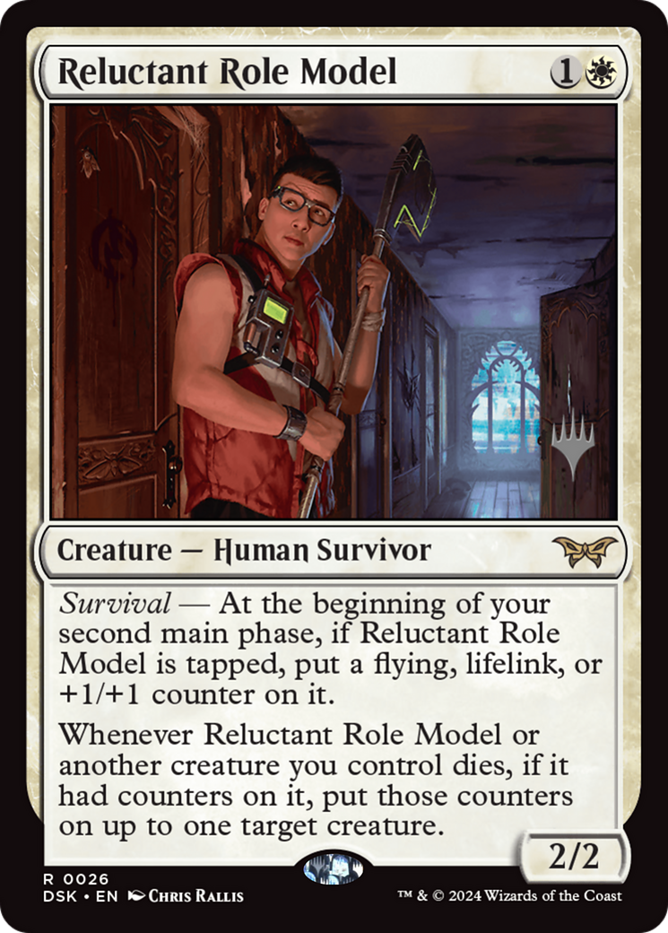 Reluctant Role Model (Promo Pack) [Duskmourn: House of Horror Promos] - Magic: The Gathering - Card Brawlers | Quebec | Canada |