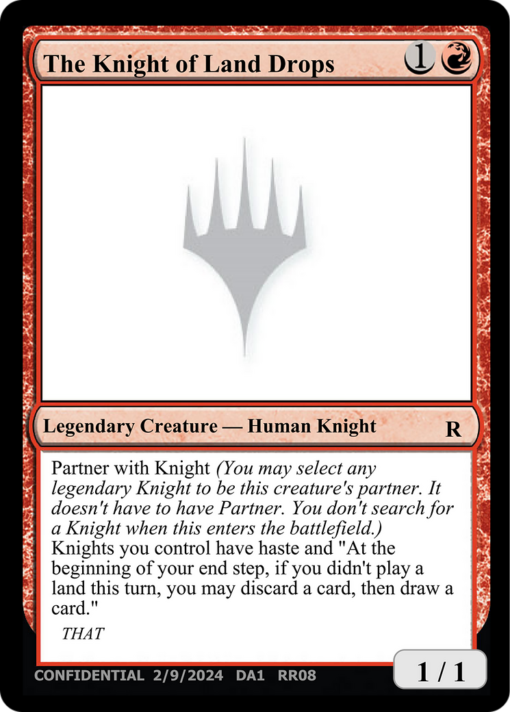 The Knight of Land Drops [Unknown Event] - Magic: The Gathering - Card Brawlers | Quebec | Canada |
