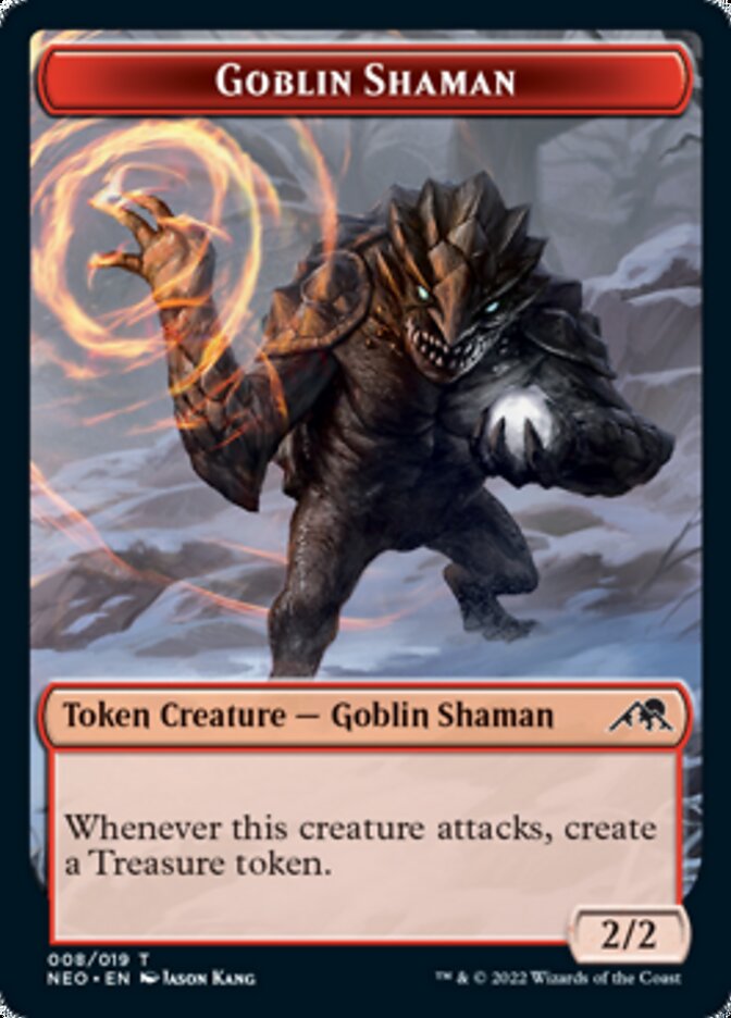 Samurai // Goblin Shaman Double-Sided Token [Kamigawa: Neon Dynasty Tokens] - Magic: The Gathering - Card Brawlers | Quebec | Canada |