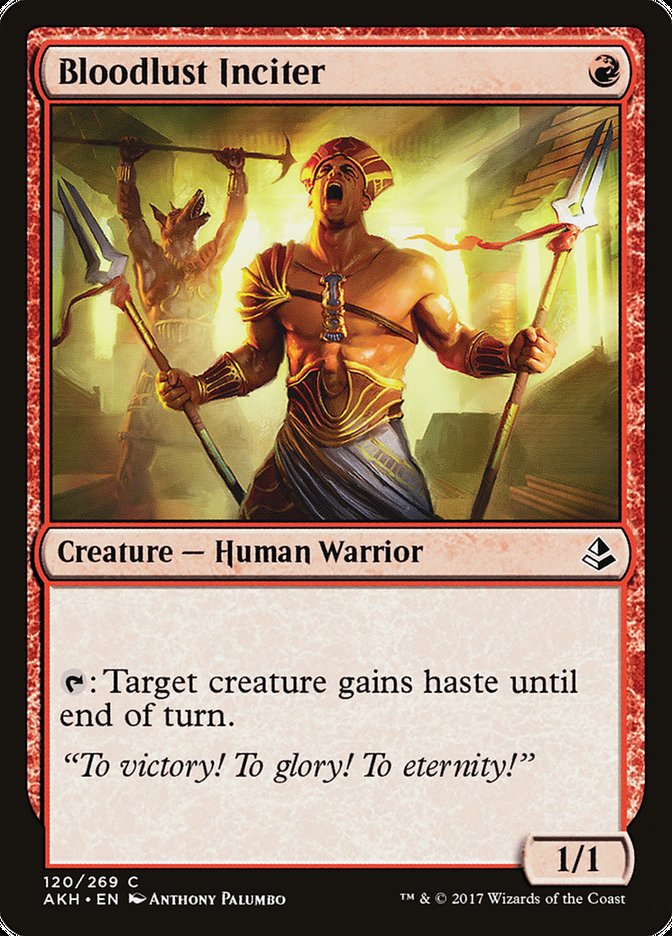 Bloodlust Inciter [Amonkhet] - Magic: The Gathering - Card Brawlers | Quebec | Canada |