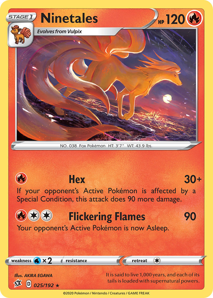 Ninetales (025/192) [Sword & Shield: Rebel Clash] - Pokémon - Card Brawlers | Quebec | Canada |