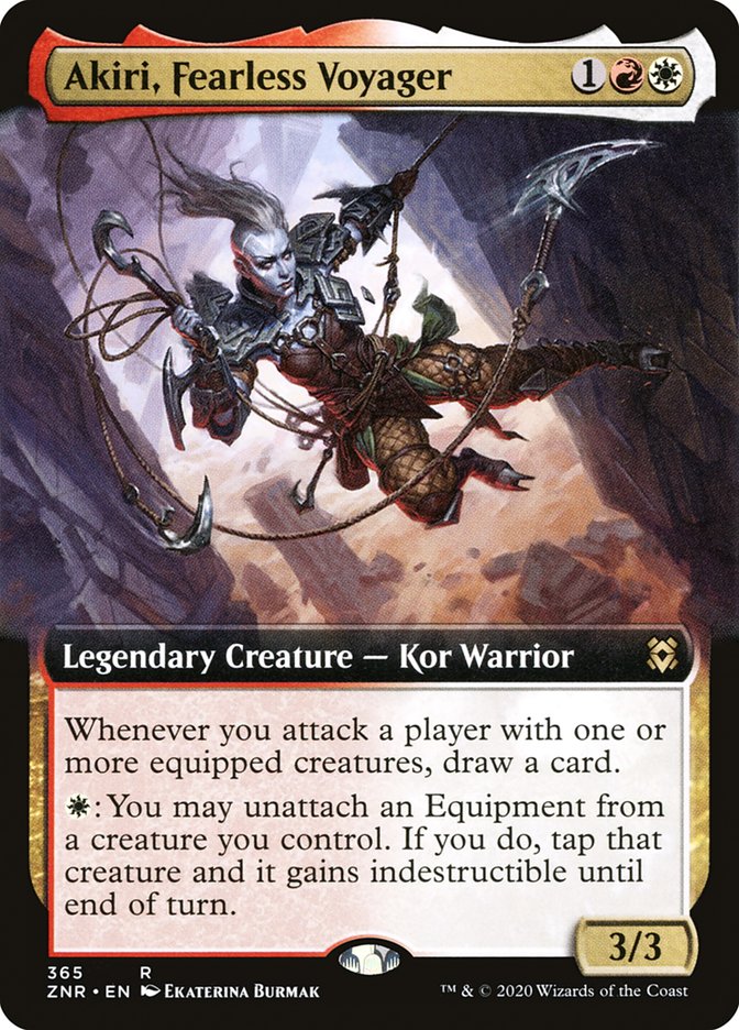 Akiri, Fearless Voyager (Extended Art) [Zendikar Rising] - Magic: The Gathering - Card Brawlers | Quebec | Canada |