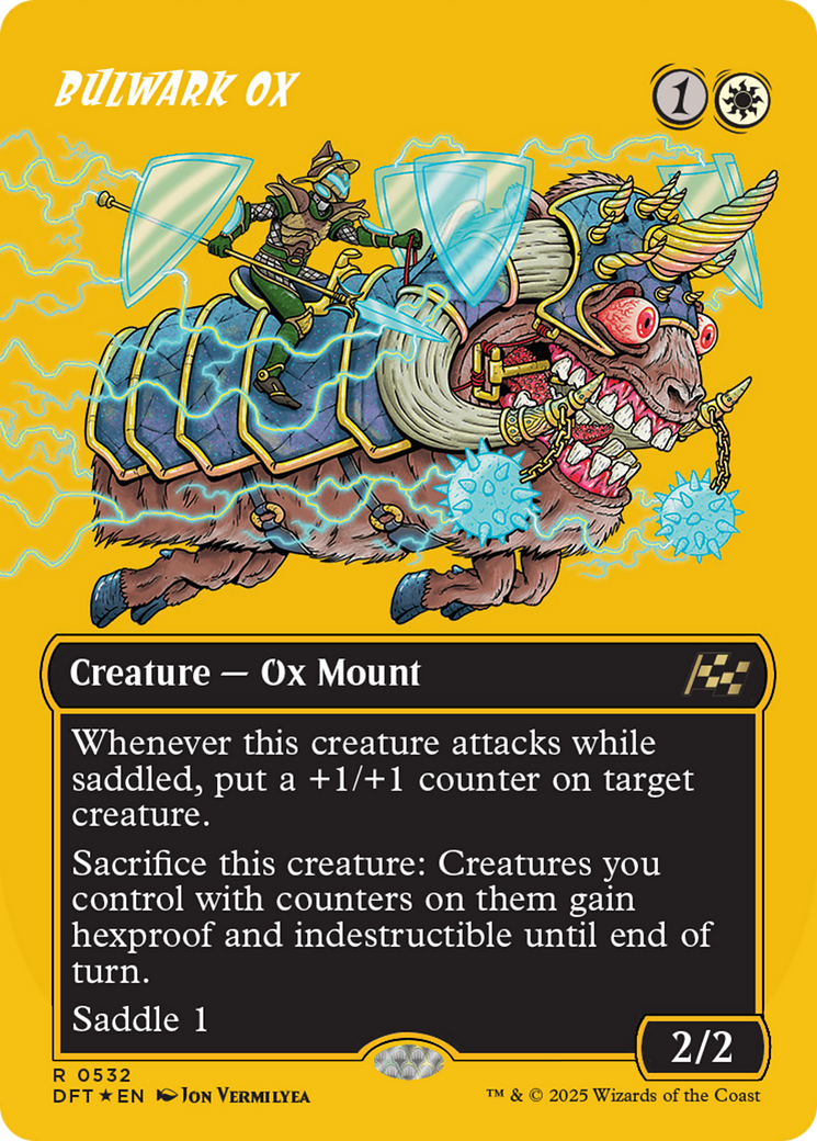 Bulwark Ox (Borderless) (First-Place Foil) [Aetherdrift] - Magic: The Gathering - Card Brawlers | Quebec | Canada |
