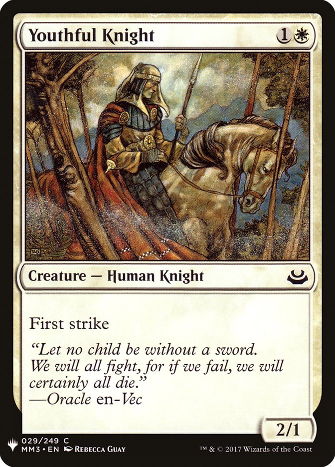 Youthful Knight [Mystery Booster] - Magic: The Gathering - Card Brawlers | Quebec | Canada |