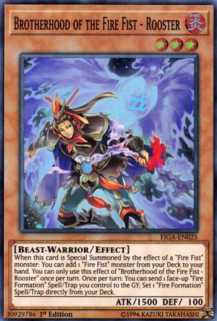 Brotherhood of the Fire Fist - Rooster [FIGA-EN025] Super Rare - Yu-Gi-Oh! - Card Brawlers | Quebec | Canada |