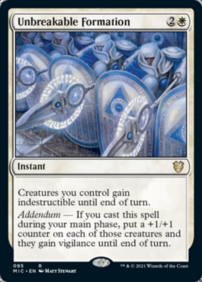 Unbreakable Formation [Innistrad: Midnight Hunt Commander] - Magic: The Gathering - Card Brawlers | Quebec | Canada |