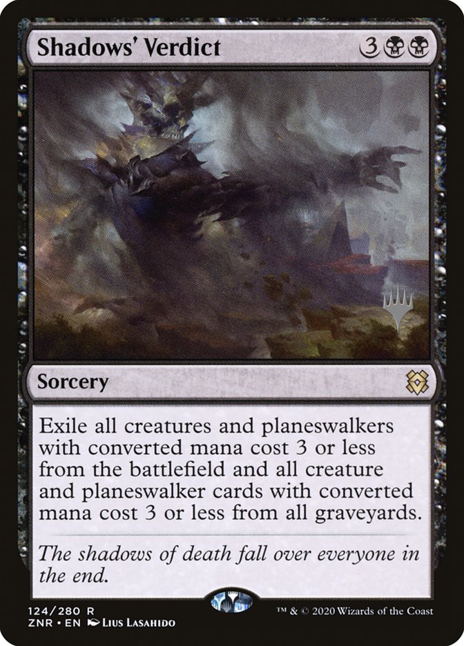 Shadows' Verdict (Promo Pack) [Zendikar Rising Promos] - Magic: The Gathering - Card Brawlers | Quebec | Canada |