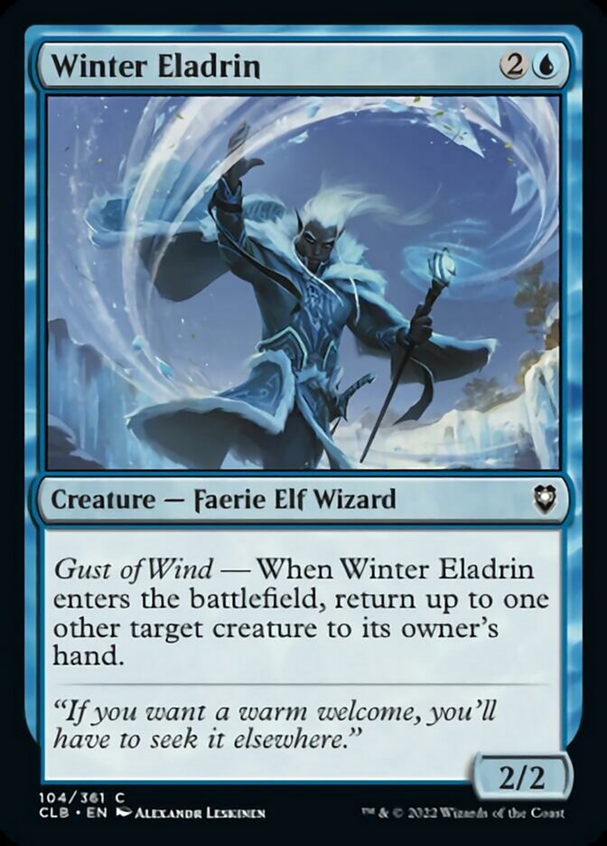 Winter Eladrin [Commander Legends: Battle for Baldur's Gate] - Magic: The Gathering - Card Brawlers | Quebec | Canada |