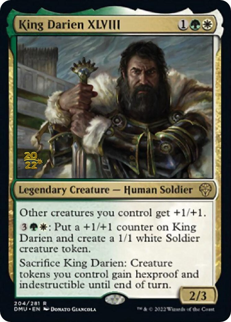 King Darien XLVIII [Dominaria United Prerelease Promos] - Magic: The Gathering - Card Brawlers | Quebec | Canada |