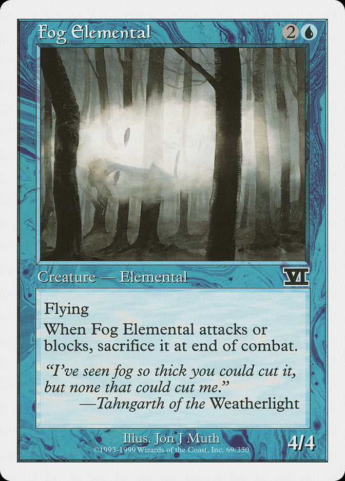 Fog Elemental [Classic Sixth Edition] - Magic: The Gathering - Card Brawlers | Quebec | Canada |