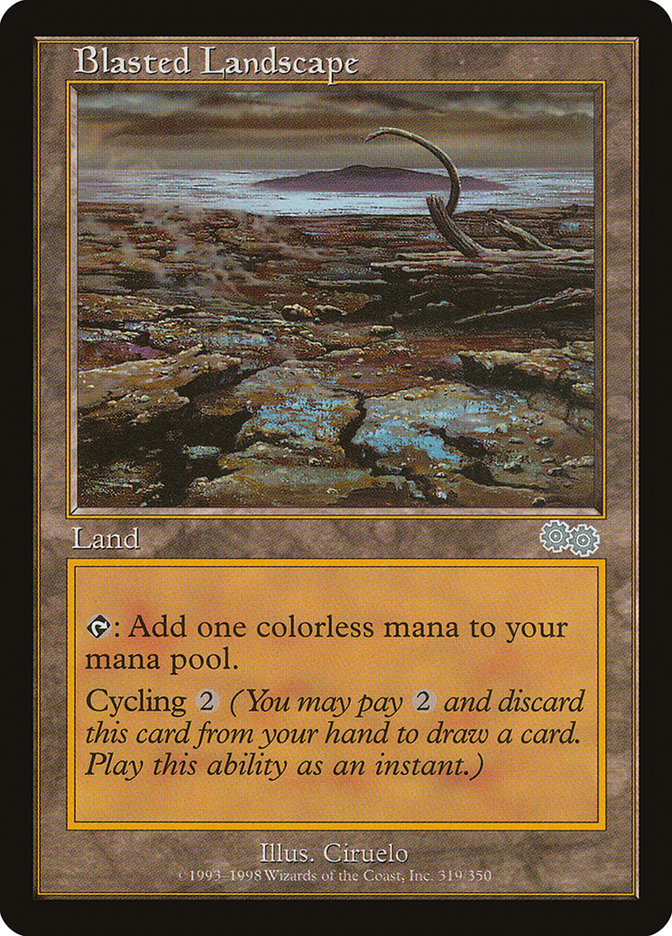 Blasted Landscape [Urza's Saga] - Magic: The Gathering - Card Brawlers | Quebec | Canada |