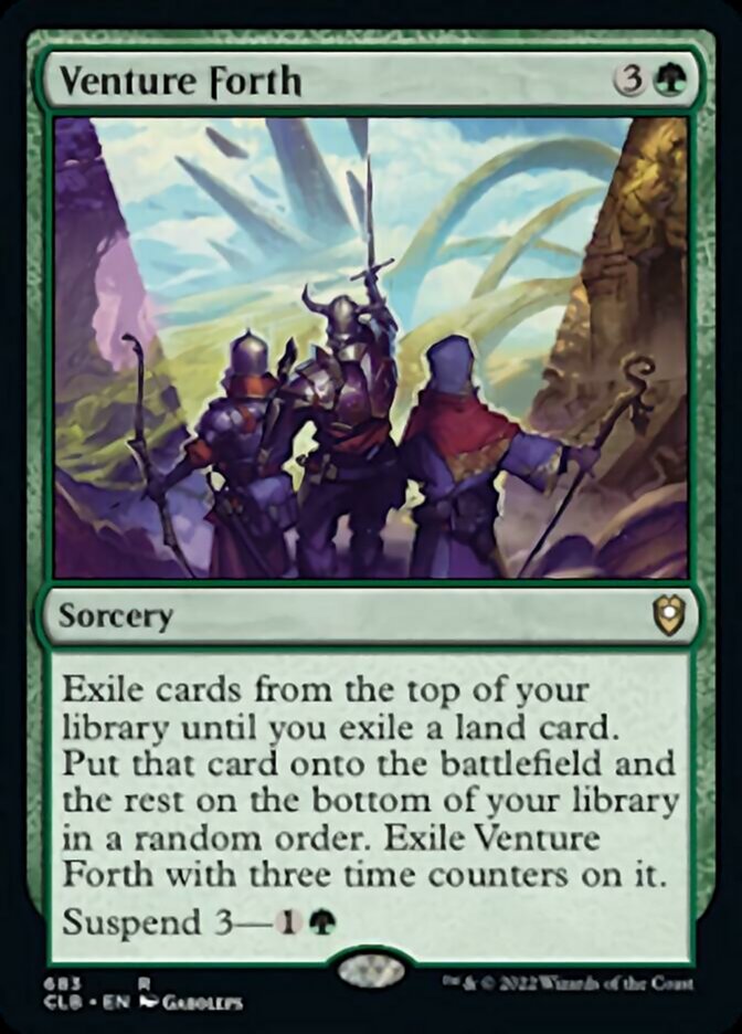 Venture Forth [Commander Legends: Battle for Baldur's Gate] - Magic: The Gathering - Card Brawlers | Quebec | Canada |