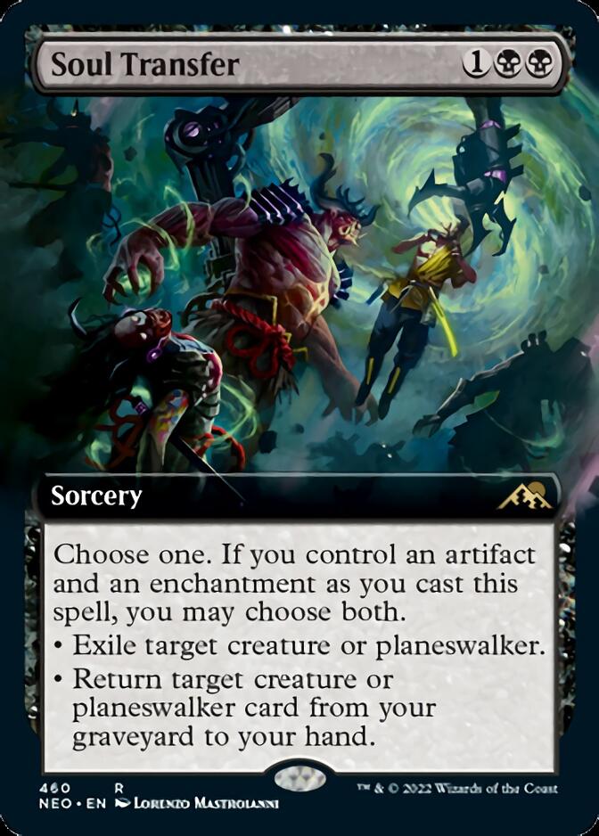 Soul Transfer (Extended Art) [Kamigawa: Neon Dynasty] - Magic: The Gathering - Card Brawlers | Quebec | Canada |