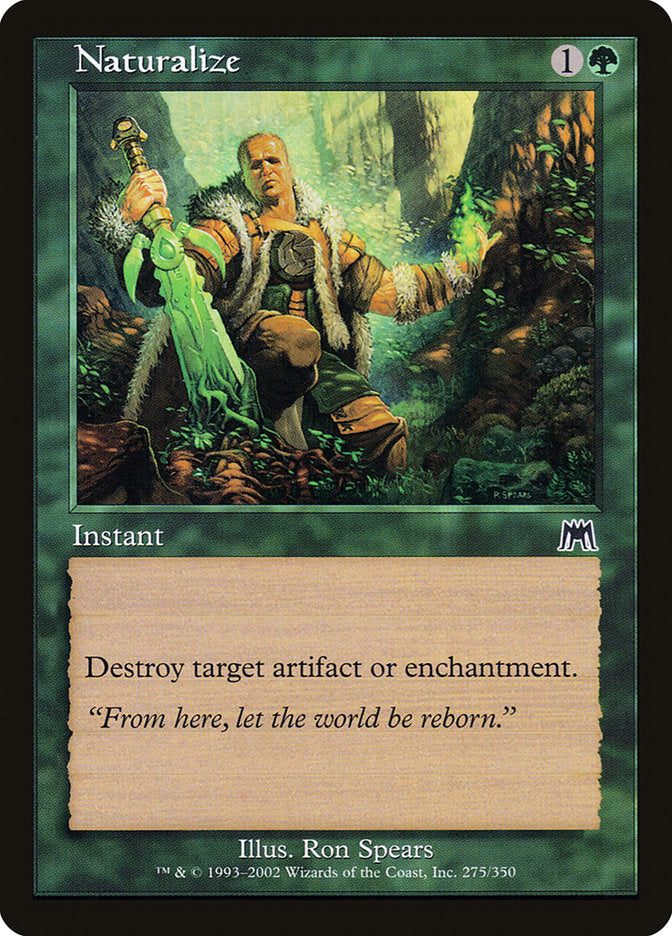 Naturalize [Onslaught] - Magic: The Gathering - Card Brawlers | Quebec | Canada |