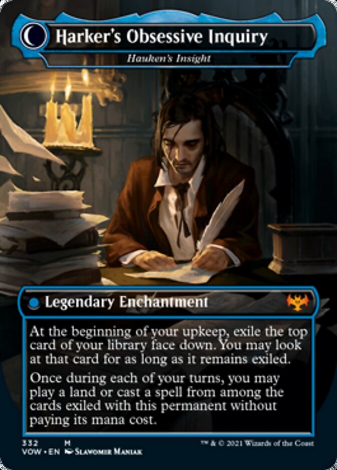 Jacob Hauken, Inspector // Hauken's Insight - Jonathan Harker // Harker's Obsessive Inquiry [Innistrad: Crimson Vow] - Magic: The Gathering - Card Brawlers | Quebec | Canada |