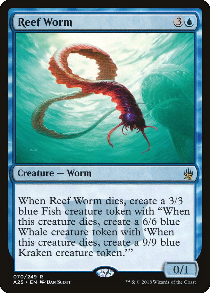 Reef Worm [Masters 25] - Magic: The Gathering - Card Brawlers | Quebec | Canada |
