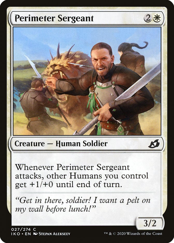 Perimeter Sergeant [Ikoria: Lair of Behemoths] - Magic: The Gathering - Card Brawlers | Quebec | Canada |