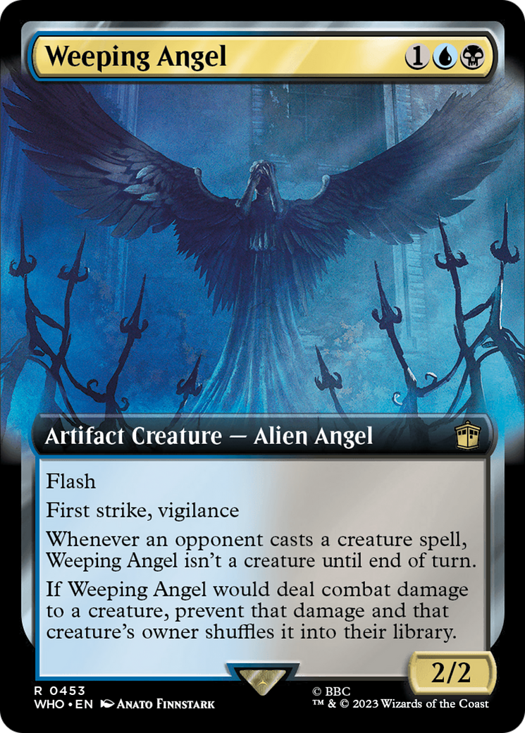 Weeping Angel (Extended Art) [Doctor Who] - Magic: The Gathering - Card Brawlers | Quebec | Canada |