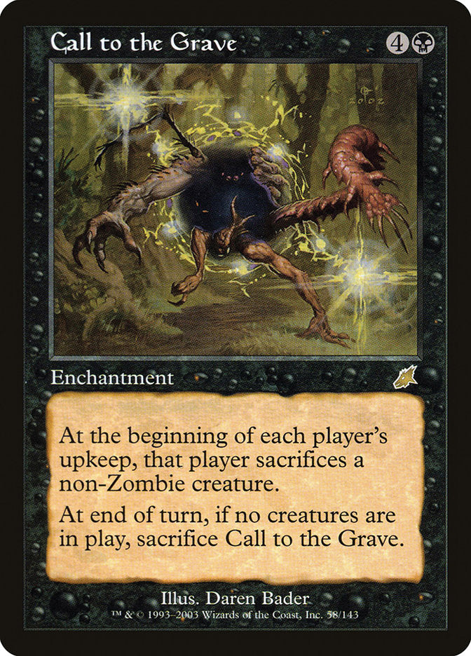 Call to the Grave [Scourge] - Magic: The Gathering - Card Brawlers | Quebec | Canada |
