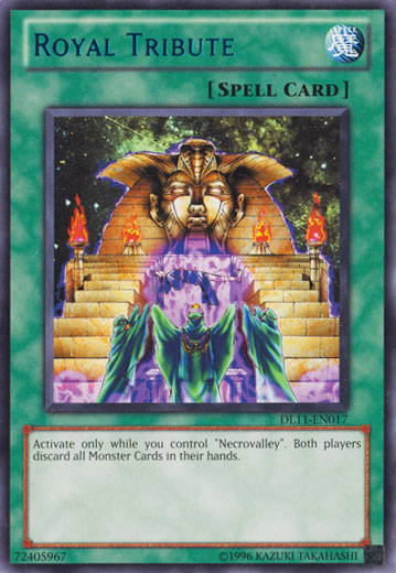 Royal Tribute (Blue) [DL11-EN017] Rare - Yu-Gi-Oh! - Card Brawlers | Quebec | Canada |