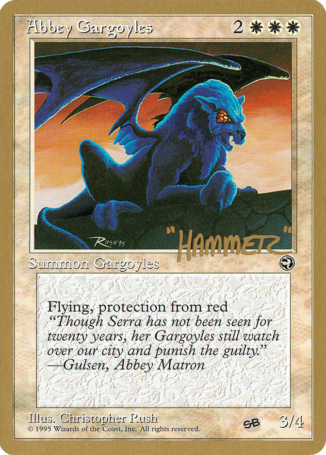 Abbey Gargoyles (Shawn "Hammer" Regnier) (SB) [Pro Tour Collector Set] - Magic: The Gathering - Card Brawlers | Quebec | Canada |