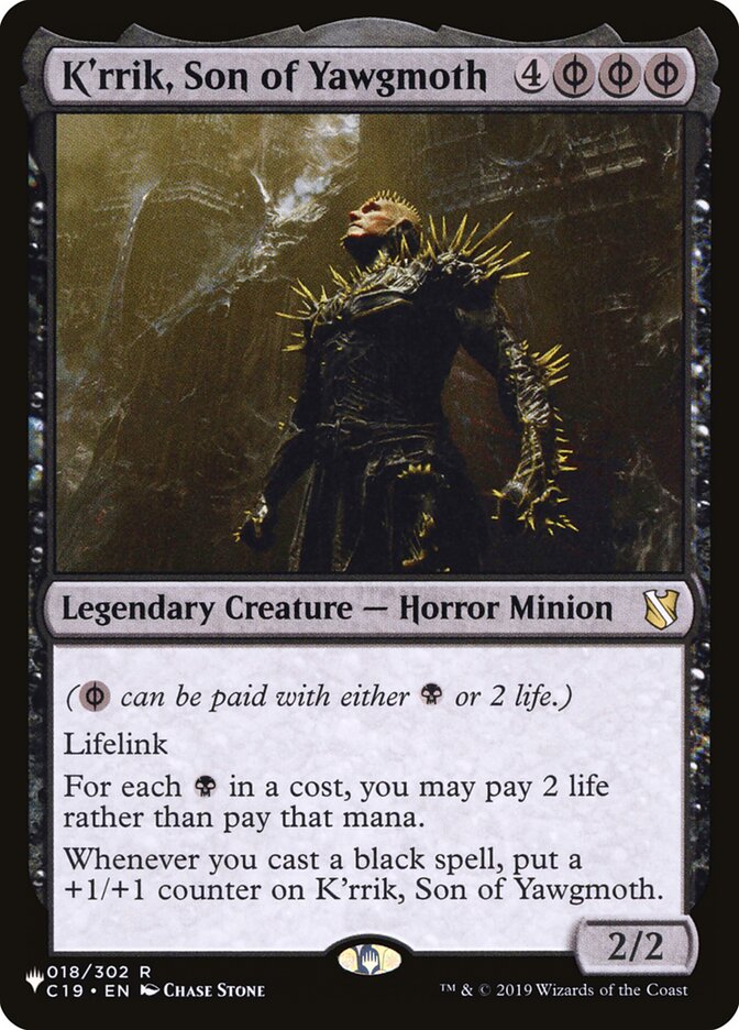 K'rrik, Son of Yawgmoth [The List] - Magic: The Gathering - Card Brawlers | Quebec | Canada |