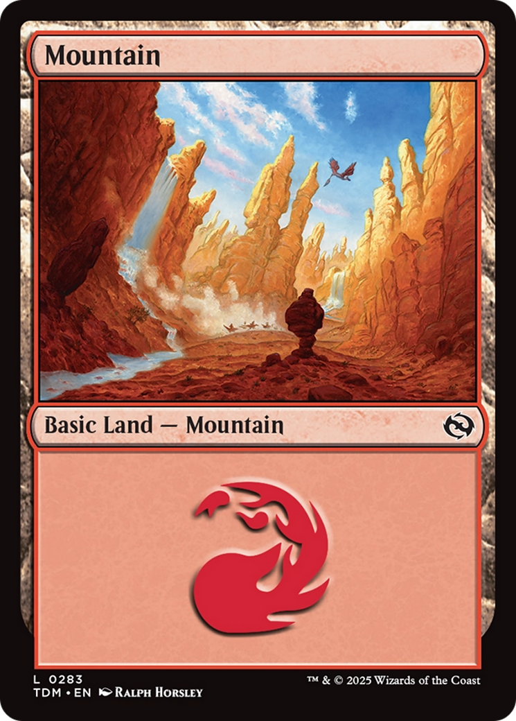 Mountain (0283) [Tarkir: Dragonstorm] - Magic: The Gathering - Card Brawlers | Quebec | Canada |