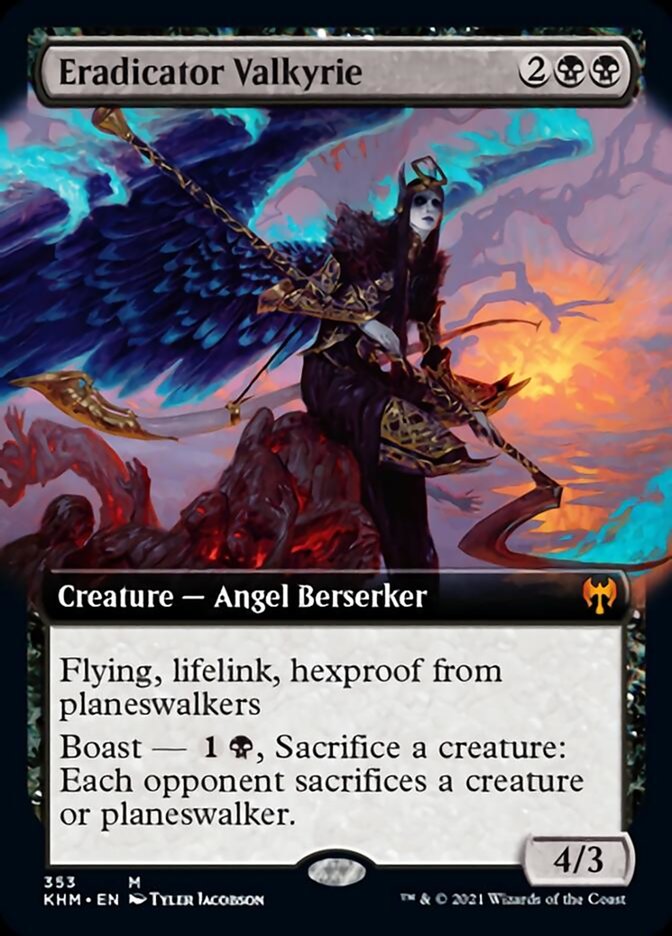 Eradicator Valkyrie (Extended Art) [Kaldheim] - Magic: The Gathering - Card Brawlers | Quebec | Canada |