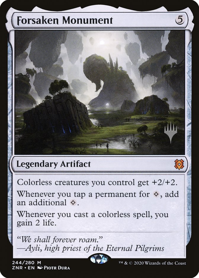 Forsaken Monument (Promo Pack) [Zendikar Rising Promos] - Magic: The Gathering - Card Brawlers | Quebec | Canada |
