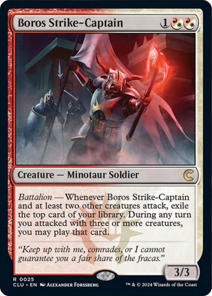 Boros Strike-Captain [Ravnica: Clue Edition] - Magic: The Gathering - Card Brawlers | Quebec | Canada |