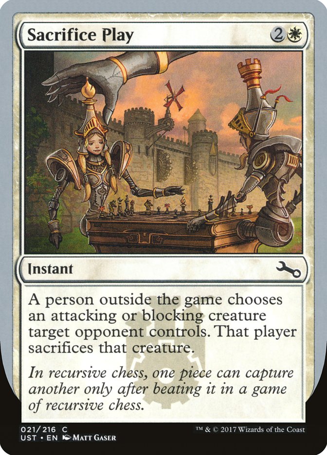 Sacrifice Play [Unstable] - Magic: The Gathering - Card Brawlers | Quebec | Canada |