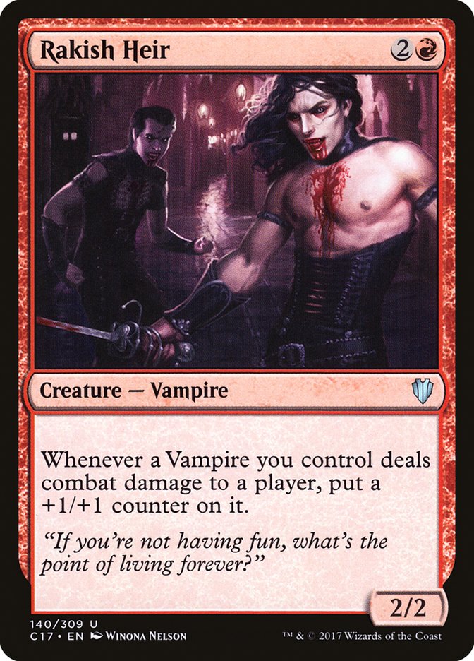 Rakish Heir [Commander 2017] - Magic: The Gathering - Card Brawlers | Quebec | Canada |