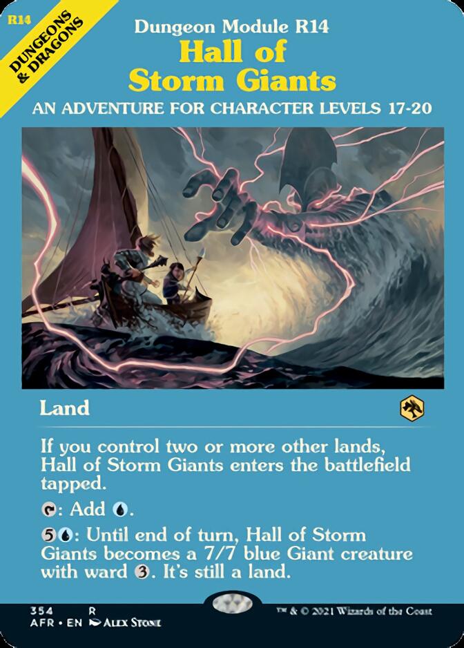 Hall of Storm Giants (Dungeon Module) [Dungeons & Dragons: Adventures in the Forgotten Realms] - Magic: The Gathering - Card Brawlers | Quebec | Canada |