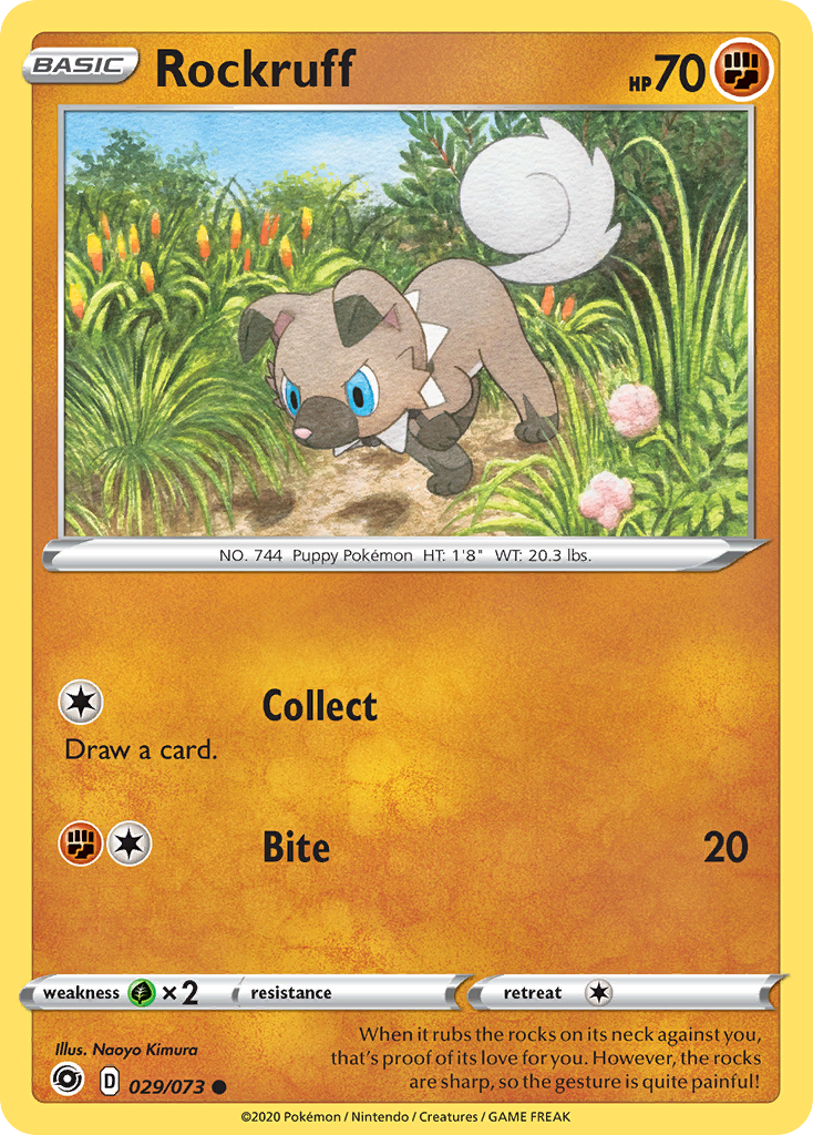 Rockruff (029/073) [Sword & Shield: Champion's Path] - Pokémon - Card Brawlers | Quebec | Canada |