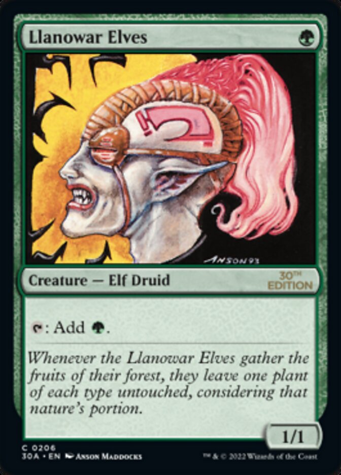 Llanowar Elves [30th Anniversary Edition] - Magic: The Gathering - Card Brawlers | Quebec | Canada |