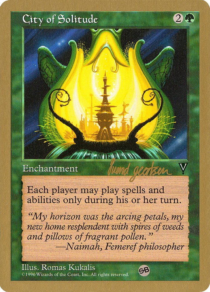 City of Solitude (Svend Geertsen) (SB) [World Championship Decks 1997] - Magic: The Gathering - Card Brawlers | Quebec | Canada |