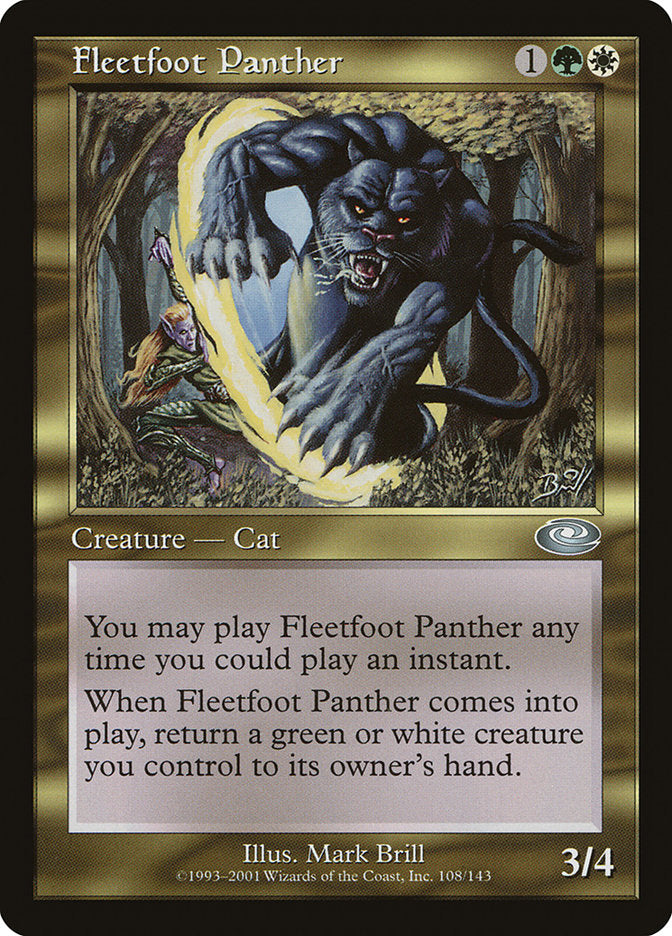 Fleetfoot Panther [Planeshift] - Magic: The Gathering - Card Brawlers | Quebec | Canada |