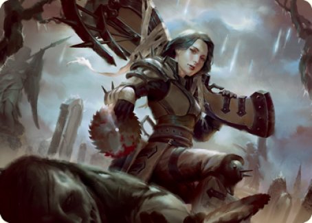 Sawblade Slinger Art Card [Innistrad: Crimson Vow Art Series] - Magic: The Gathering - Card Brawlers | Quebec | Canada |