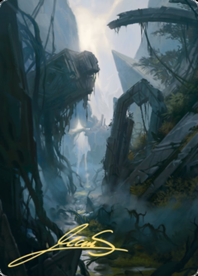 Swamp 2 Art Card (Gold-Stamped Signature) [Zendikar Rising Art Series] - Magic: The Gathering - Card Brawlers | Quebec | Canada |