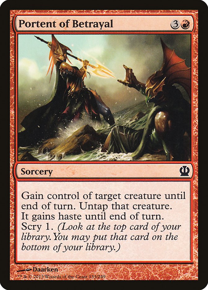 Portent of Betrayal [Theros] - Magic: The Gathering - Card Brawlers | Quebec | Canada |