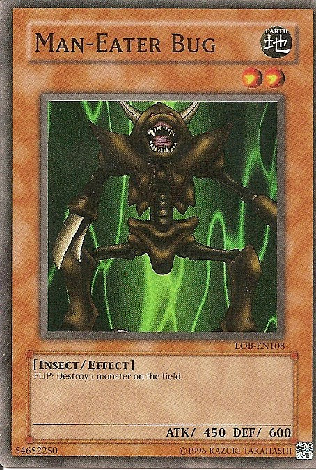 Man-Eater Bug [LOB-EN108] Super Rare - Yu-Gi-Oh! - Card Brawlers | Quebec | Canada |