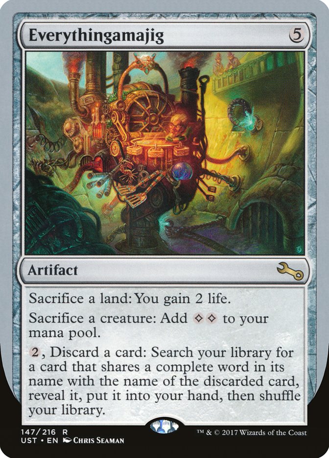 Everythingamajig ("Sacrifice a Land") [Unstable] - Magic: The Gathering - Card Brawlers | Quebec | Canada |