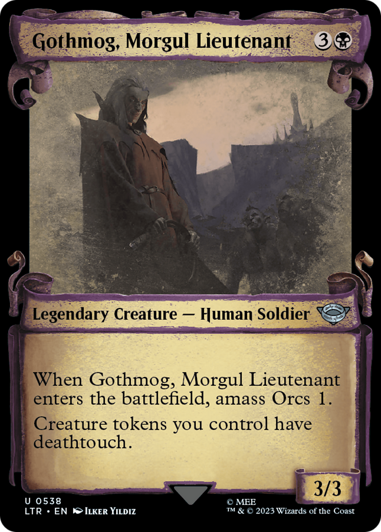 Gothmog, Morgul Lieutenant [The Lord of the Rings: Tales of Middle-Earth Showcase Scrolls] - Magic: The Gathering - Card Brawlers | Quebec | Canada |