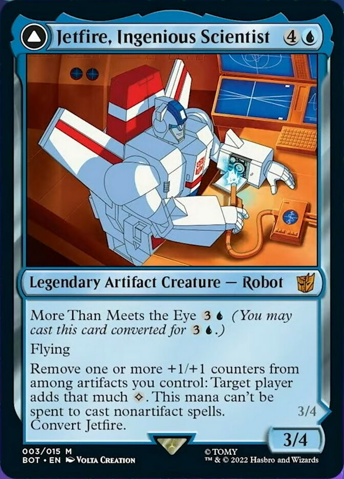 Jetfire, Ingenious Scientist // Jetfire, Air Guardian [Transformers] - Magic: The Gathering - Card Brawlers | Quebec | Canada |
