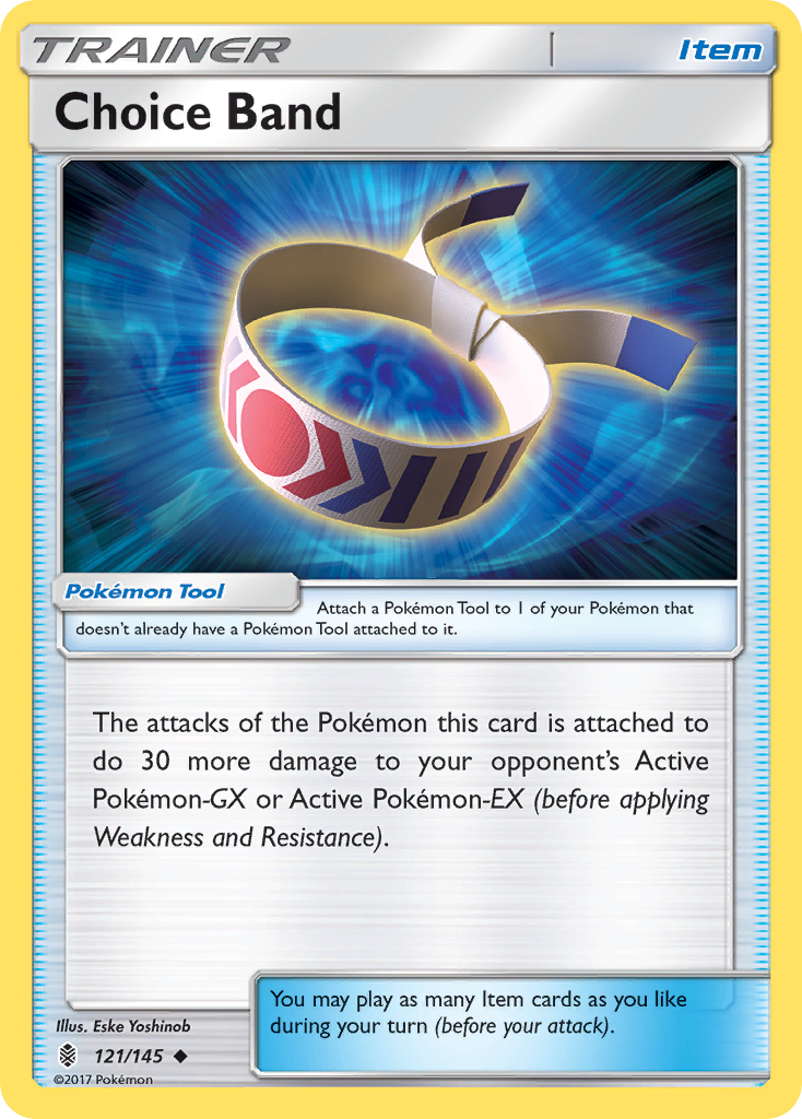 Choice Band (121/145) [Sun & Moon: Guardians Rising] - Pokémon - Card Brawlers | Quebec | Canada |
