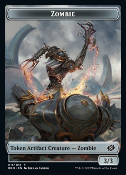 Powerstone // Zombie Double-Sided Token [The Brothers' War Tokens] - Magic: The Gathering - Card Brawlers | Quebec | Canada |