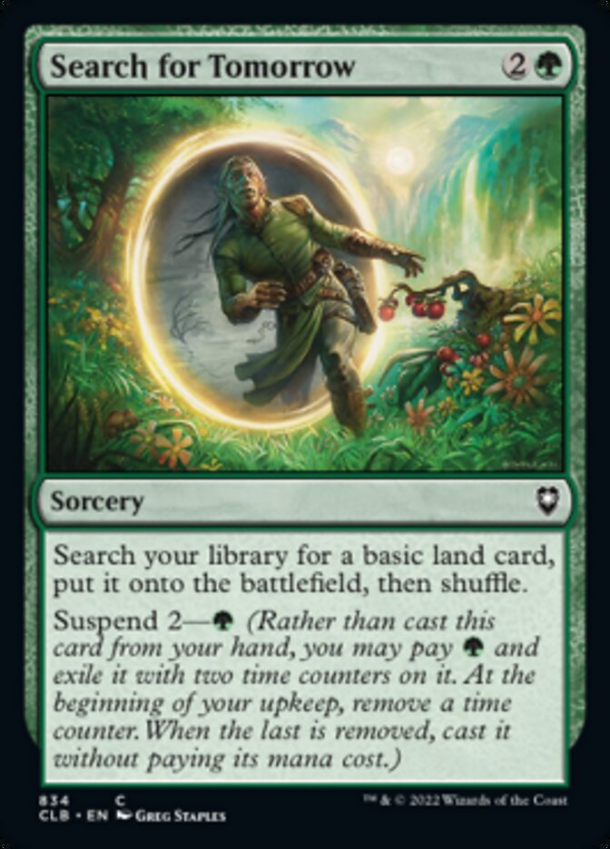 Search for Tomorrow [Commander Legends: Battle for Baldur's Gate] - Magic: The Gathering - Card Brawlers | Quebec | Canada |