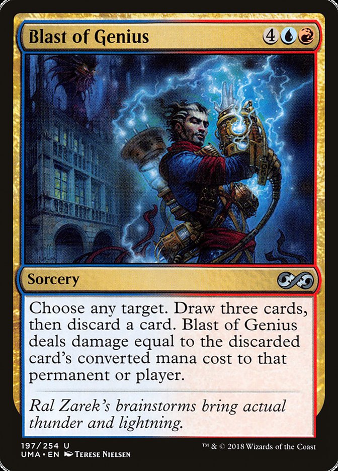 Blast of Genius [Ultimate Masters] - Magic: The Gathering - Card Brawlers | Quebec | Canada |