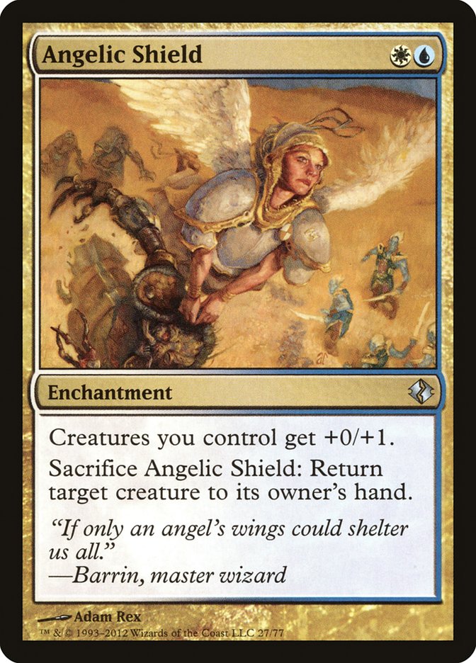Angelic Shield [Duel Decks: Venser vs. Koth] - Magic: The Gathering - Card Brawlers | Quebec | Canada |